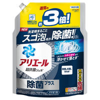 アリエール ジェル 除菌プラス 詰め替え 超ジャンボ 1.15kg 1個 洗濯洗剤 P＆G【1.16kg→1.15kgへリニューアル】