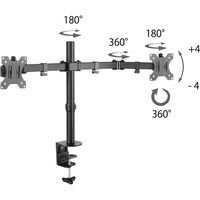 Super Vision 13-32インチ対応2画面タイプ デスクトップマウント SDM-H42 1台（直送品）