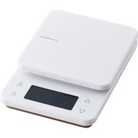 キッチンスケール デジタルスケール 計量器 はかり 最大3kg 0.5g単位 ホワイト HCS-KSA02WH エレコム 1個