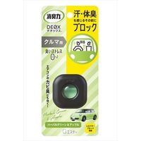 エステー 消臭力DEOXクルマ用 本体 ハーバルグリーン＆アップル 4901070130665 2ML×24点セット（直送品）