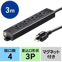 サンワサプライ 工事物件タップ（3P・4個口） TAP-KS4