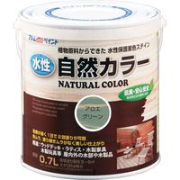 アトムサポート アトムハウスペイント 水性アトム自然カラー 0.7L アロエグリーン 9050831 1缶（直送品）