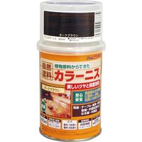 アトムサポート アトムハウスペイント アトムカラーニス 250ml ダークブラウン 9050855 1個（直送品）