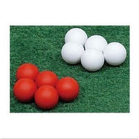 【ビンゴボードゲーム専用ボール】トーエイライト　スタンダード樹脂ボール　60B3441　1セット（10個：赤・白×各5個)（わけあり品）