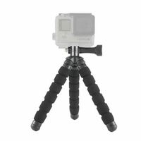 エスコ 130mm カメラ三脚(スマホ用・フレキシブル) EA759EX-65 1セット(2個)（直送品）