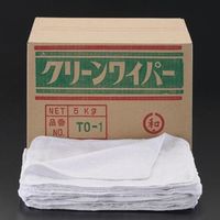 エスコ 300x300mm/1kg タオルウエス EA929A-1 1セット(4袋)（直送品）