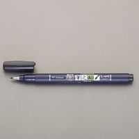 エスコ [細字] 筆ペン EA765MH-181 1セット(40個:1個×40本)（直送品）