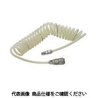 新潟精機 エアコイルホース 5.0x3.5m AC-5035PA 1セット(4本)（直送品）