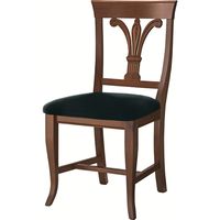 【アウトレット】オリバー 木製椅子 クラシックチェア 布張り S・CW-288・BR_BF
