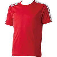 アリーナ　チームラインTシャツ　S　レッド　1枚　DS ARN6331 RED　デサント（直送品）