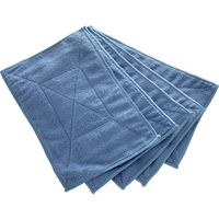 トラスコ中山 TRUSCO マイクロファイバーカラー雑巾(5枚入) 青 MFCT5P-B 1袋(5枚) 245-1974（直送品）
