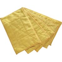 トラスコ中山 TRUSCO マイクロファイバーカラー雑巾(5枚入) 黄 MFCT5P-Y 1袋(5枚) 245-1975（直送品）