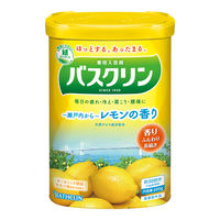 バスクリン レモンの香り 600g お湯の色 レモンイエロー（透明タイプ）