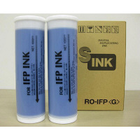 軽印刷機用インク（リソー用　インク）　IFP<G>　黒（汎用品）　1箱（2本入）　（直送品）