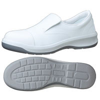 JIS規格 静電安全靴 クリーンルーム用 スニーカータイプ GCR1200 フルCAP 静電 24.0cm ホワイト 1204056807 1足（直送品）
