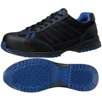 ミドリ安全 JSAA認定 耐滑 安全作業靴 プロスニーカー WPT110 27.5cm ブラック/ブルー 2125038014 1足（直送品）