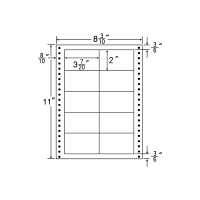 東洋印刷 ナナフォーム タックフォームラベル耐熱タイプ 白 10面 1箱 L8L（直送品）