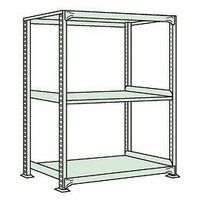 サカエ 中量棚NL型 300kg/段 単体 W900×D600×H1500mm 3段 グリーン NLー9143 NL-9143 1個（直送品）