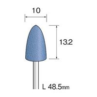 ミニター ブルー砥石 WA #120 φ10 CA1040 1袋(10本)（直送品）