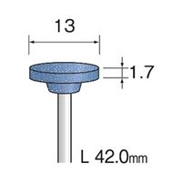 ミニター ブルー砥石 WA #120 φ13 CA1043 1袋(10本)（直送品）