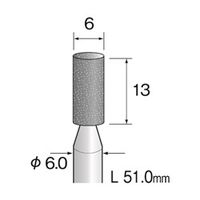 ミニター　グレー砥石　Ａ／ＷＡ　＃６０　ＣＡ