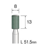 ミニター グリーン砥石 GC #80 φ8 CA6412 1袋(10本)（直送品）