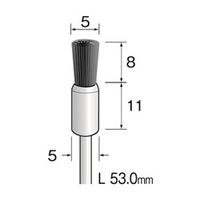 ミニター 静電気防止ナイロン エンドφ5 FC2083 1袋(3個)（直送品）