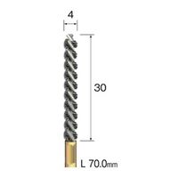 ミニター スパイラルホールブラシ 馬毛 φ4 FD2007 1本(1個)（直送品）