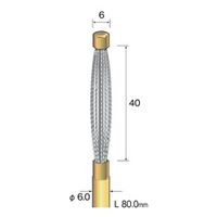 ミニター ホールブラシ トライアングル ハード φ6 FD2301 1本(1個)（直送品）