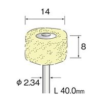 ミニター 積層バフ コットンモップ φ14 GA4331 1袋(10個)（直送品）