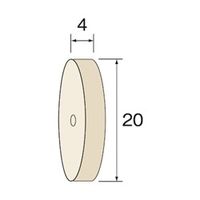 ミニター フェルトホイール φ20 NA4614 1箱(10個)（直送品）