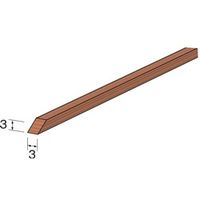 ミニター ポリッシングウッドスティック ハード 角 3×3mm RD3761 1袋(5個)（直送品）