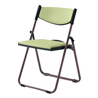 オカムラ 折り畳み椅子 ブラウンフレームLY90BZPB22 ミントグリーン 折り畳み椅子 LY90BZ-PB22 1脚（直送品）