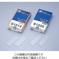 松浪硝子工業 水スライドグラス 切放 S1225 1セット（1000枚：100枚×10箱） 2-155-04（直送品）