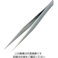 アズワン 標準型ピンセット 細 ステンレス IPT-02 1セット(5本) 7-164-07（直送品）