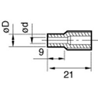 日東工器 デルボ用スリーブ DLS2125 GCB2106 57981 1セット(20個)（直送品）