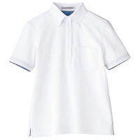 ボンマックス レディス吸水速乾ポロシャツ（花柄A） ホワイト S FB4018L（直送品）