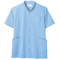 住商モンブラン ジャケット（男女兼用） 半袖 ブルー/ネイビー 3L 72-1224（直送品）