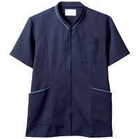 住商モンブラン ジャケット（男女兼用） 半袖 ネイビー/ブルー 3L 72-1228（直送品）