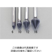 エスコ 12x11mm / 6mm軸 [Coated]超硬バー EA819VS-12 1セット(2本)（直送品）