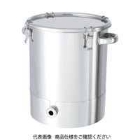 日東金属工業 日東 ステンレスタンク片テーパー型クリップ式密閉容器 100L KTT-CTH-47H 1個 751-6037（直送品）