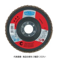 TYROLIT（チロリット） TYROLIT セラミックフラップディスク セラボンド 125mm #60 719800 766-6209（直送品）