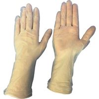 ブラストン PVC手袋ロング スムースタイプSサイズ (100枚入) BSC-3300-S 1袋(100枚) 497-2651（直送品）