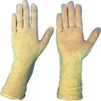 ブラストン PVC手袋ロング テクスチャータイプMサイズ (100枚入) BSC-4300-M 1袋(100枚) 497-2686（直送品）