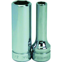 スナップオン・ツールズ WILLIAMS 3/8ドライブ ディープソケット 6角 6mm JHWBMD-606 1個 757-8938（直送品）