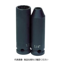 スナップオン・ツールズ WILLIAMS 3/8ドライブ ディープソケット 12角 19mm インパクト JHW35419 1個 757-6234（直送品）