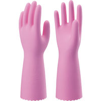 ショーワグローブ ショーワ 塩化ビニール手袋 ナイスハンドミュー厚手 ピンク Sサイズ NHMIA-SP 1双 770-4097（直送品）