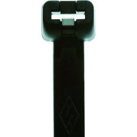 SapiSelco 「メット」 ステンレス爪入りケーブルタイ黒 2.5mm×20 MET.3.2105R 766-9895（直送品）