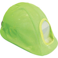 グリーンクロス メッシュヘルメットカバー 蛍光黄緑 1121-8001-11 1枚 764-8260（直送品）