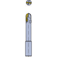 三菱 刃先交換式 SRM2形ボール ロングネック長刃形シャンクタイプエンドミル 右勝手 スーパーラッショミル SRM2200SNLF 1個（直送品）